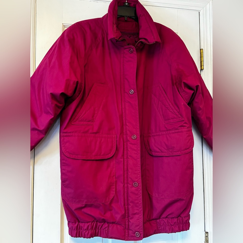 London Fog Women's Fuchsia Puffer‎ Jacket